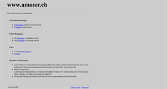 Desktop Screenshot of amoser.ch