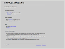 Tablet Screenshot of amoser.ch
